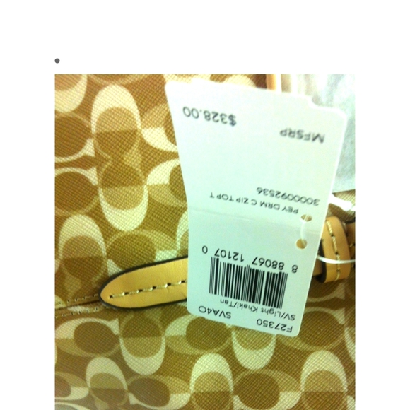 Coach Peyton c Tote (XL) B1495-F27350 *MINT* $328 - Picture 7 of 7